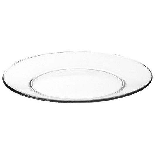 Clear shop glass platter