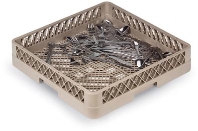 Open Flatware Rack Vollrath TR2 Traex Full-Size Beige Flatware Rack, Open Full Size, Small ...